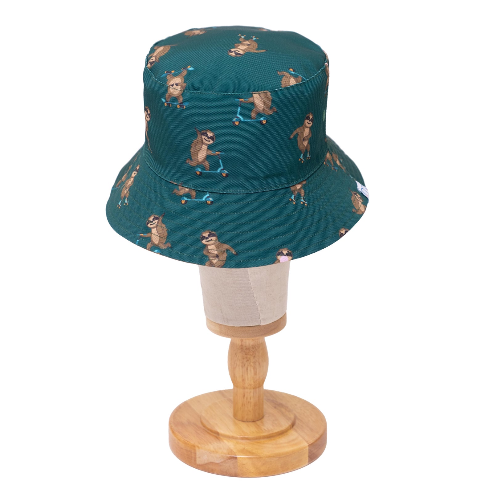 Reversible Hat – Skating Sloths Design – mimish, inc.