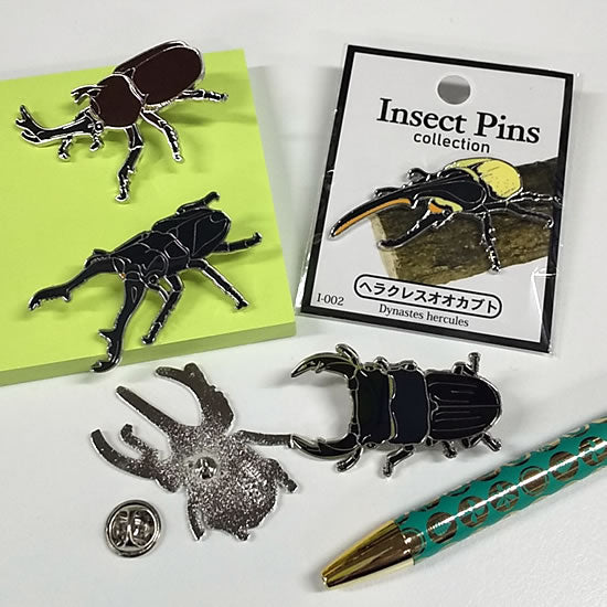 コーカサスオオカブト｜リアルな昆虫ピンズ｜マインドダイレクト【F.C.