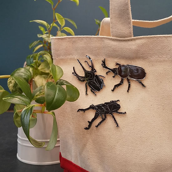 コーカサスオオカブト｜リアルな昆虫ピンズ｜マインドダイレクト【F.C.