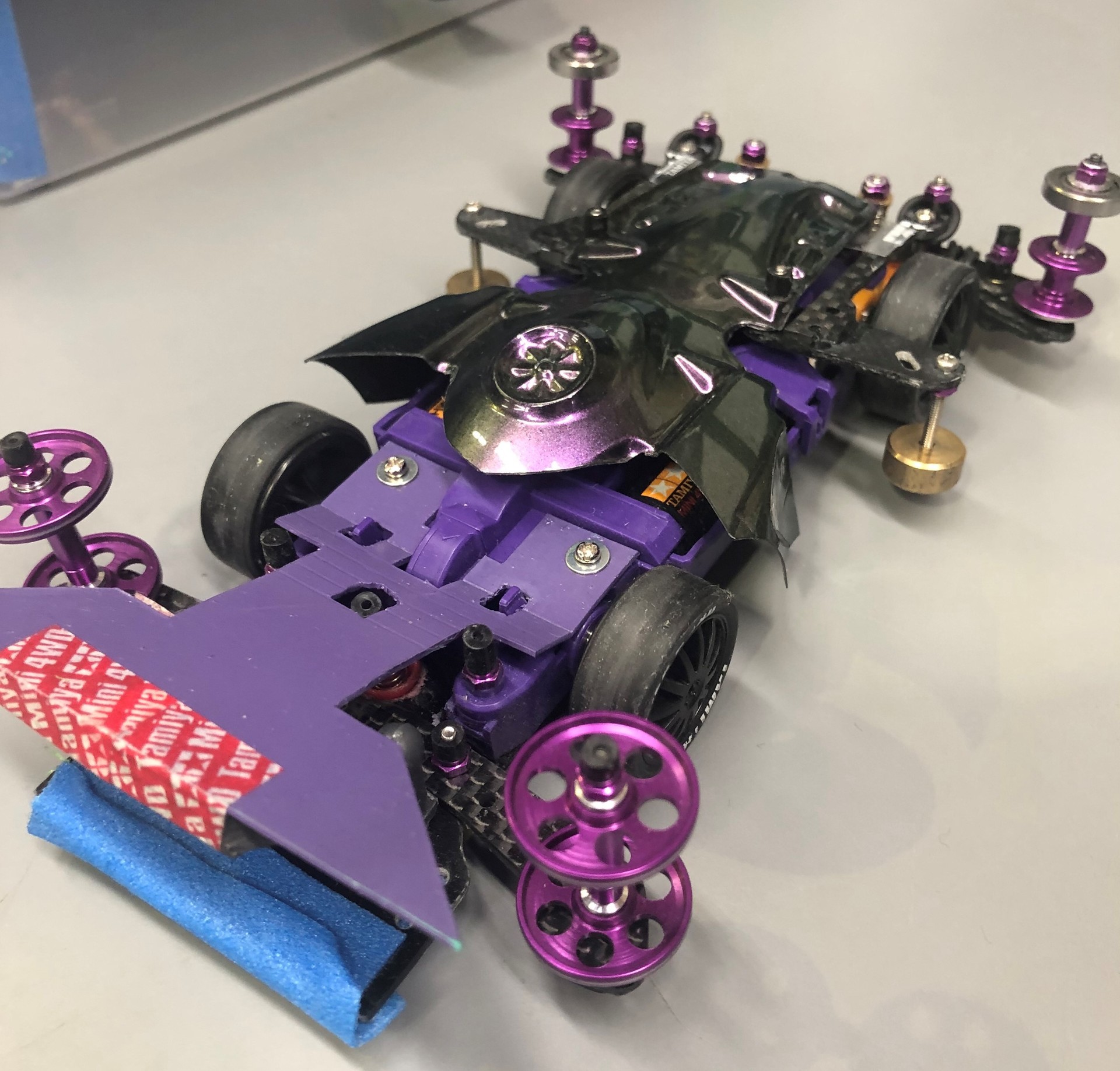 03-004】バックブレーダー【Deep Purple】: ミニ四駆七転八倒