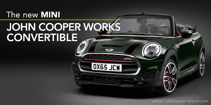 新型MINI コンバーチブル ジョンクーパーワークス（F57）発表！ | MINI