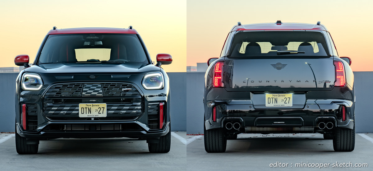 MINI カントリーマン ジョンクーパーワークス（U25）のスペックと装備