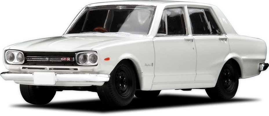 TLV-176a・TLV-176b スカイライン2000GT-R 69年式（銀）/（白