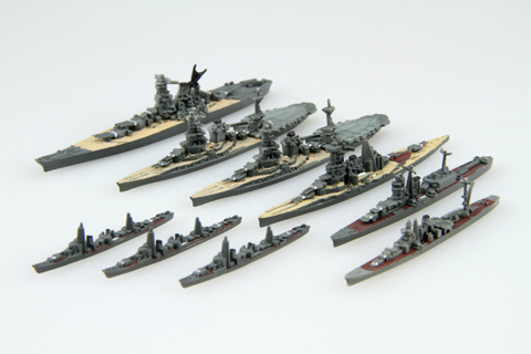 フジミ模型の「集める軍艦シリーズ」の楽しみ方とそのラインアップ