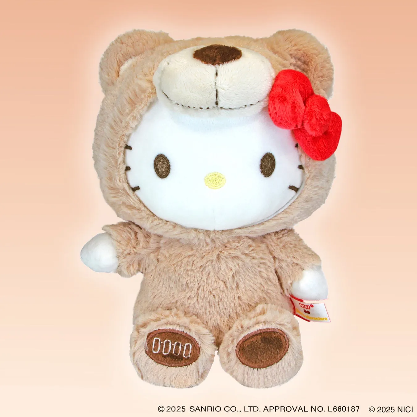 NICI×ハローキティ】1000体限定！あなただけのシリアル入りぬいぐるみ