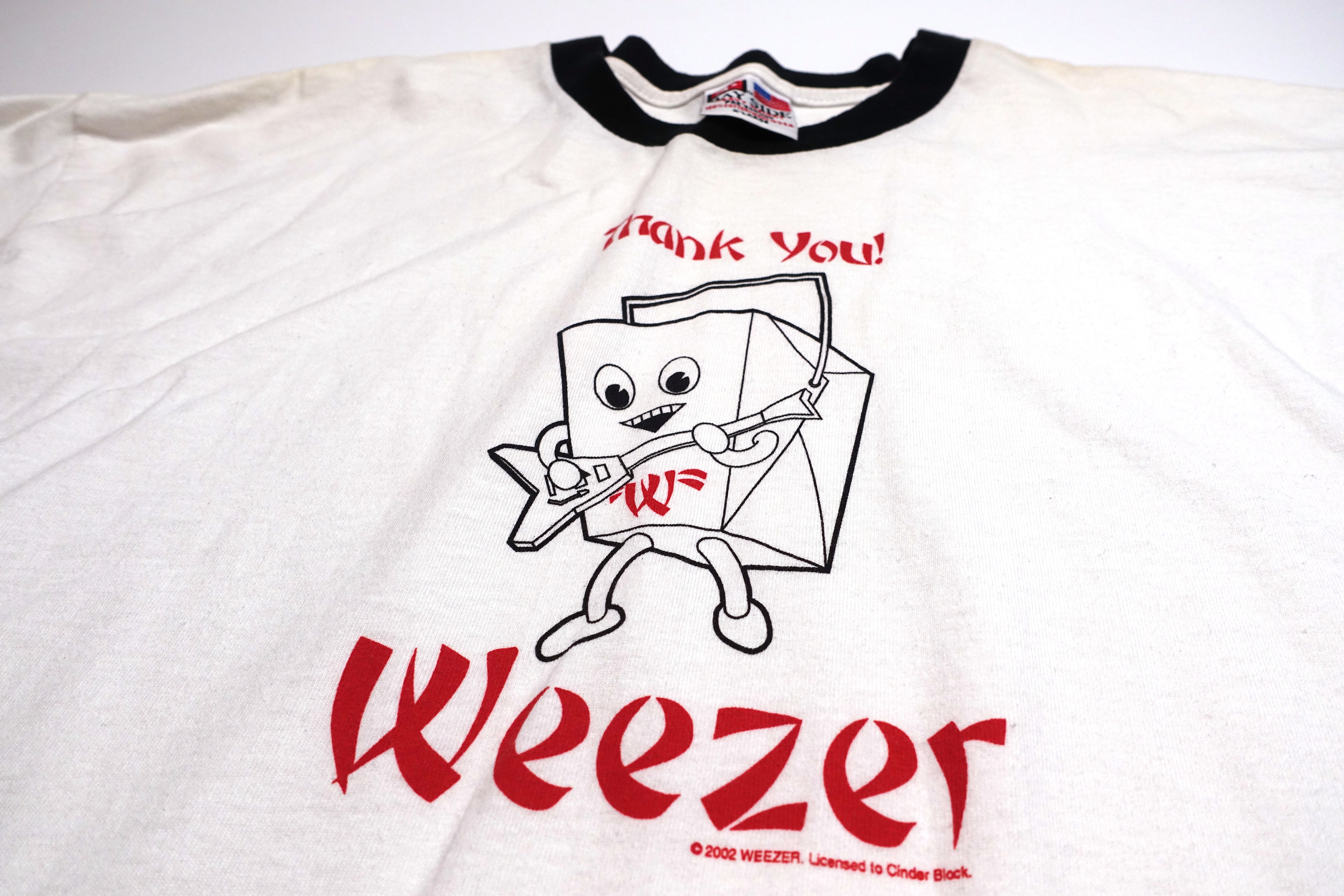 Weezer - Take Out / Thank You Tour 2002 Shirt Size XL