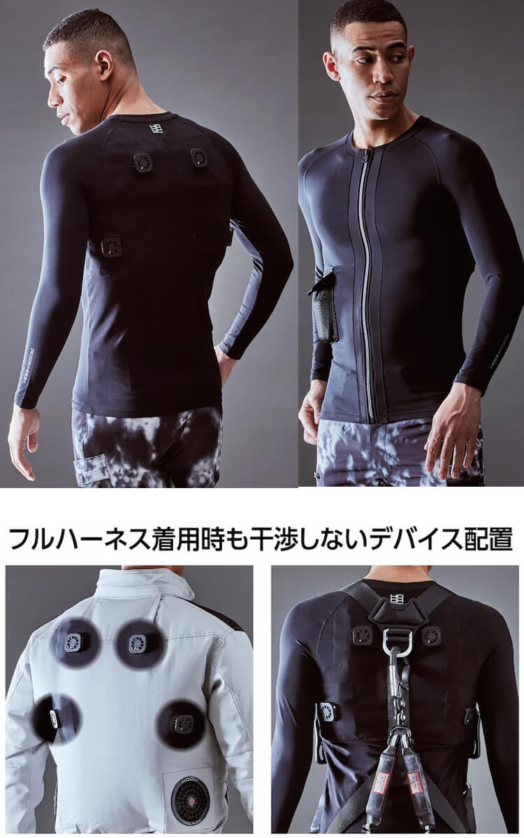 HOOH ペルチェコンプレッションインナー&バッテリーセット PC222