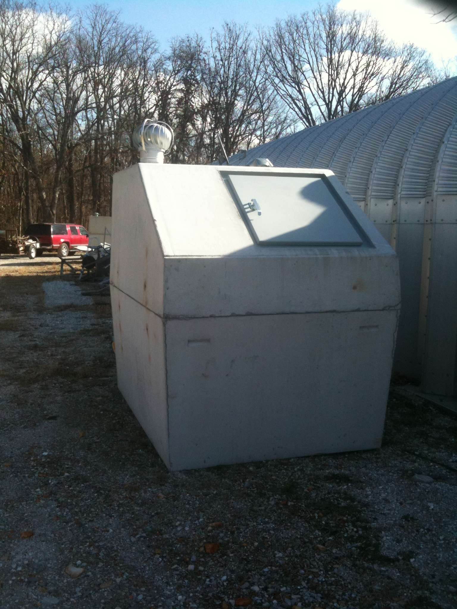 Sloped Front Shelter (SF) - Midwest Storm Shelters