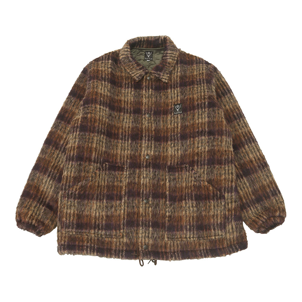 South2 West8[サウス2 ウェスト8]Coach Jacket Shaggy Plaid LQ697B