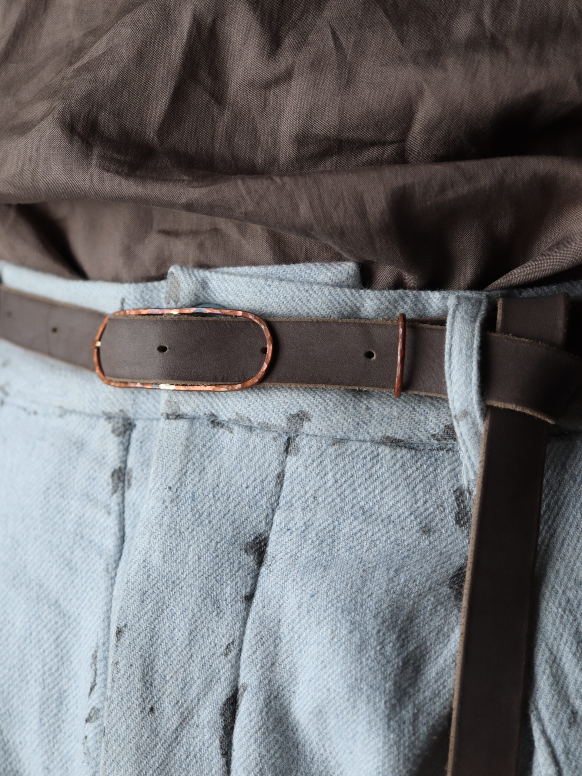 Copper Narrow Long Belt −mienisi exclusive / BRINA− | mienisi