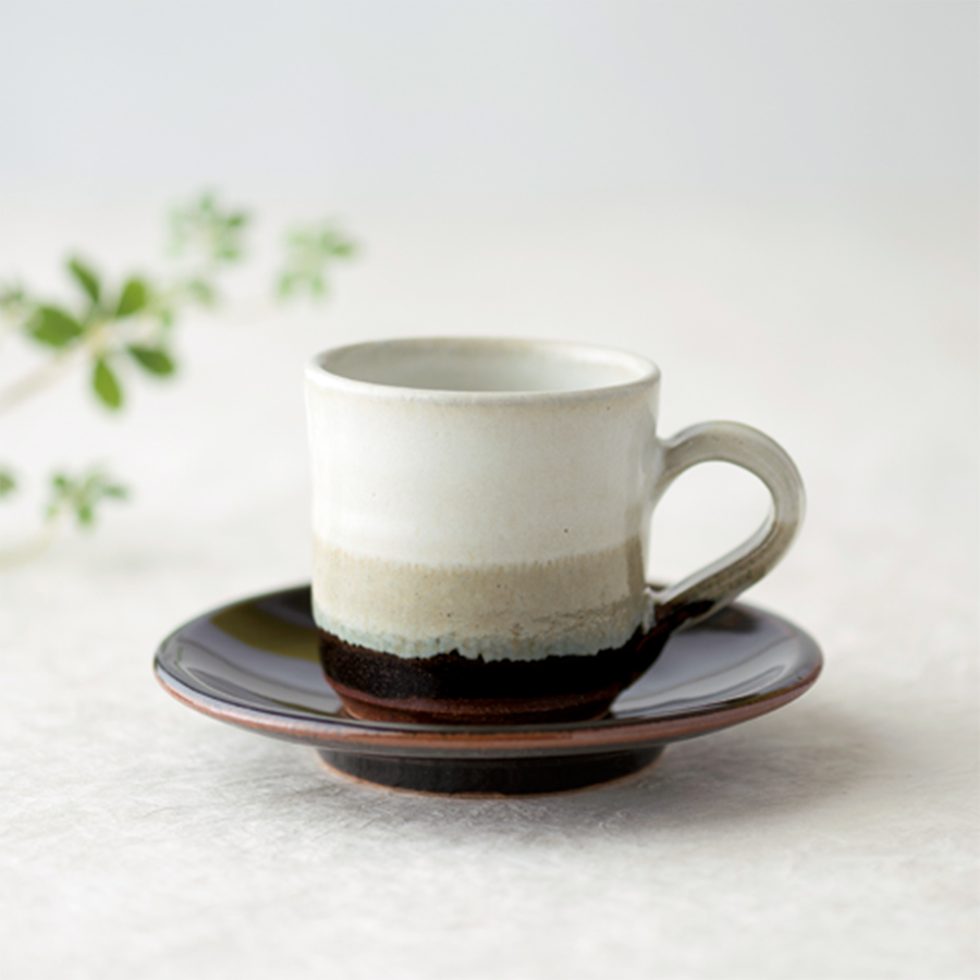 佐久間藤太郎窯＞益子焼 掛合コーヒー碗皿 | 栃木県益子町 | 三越