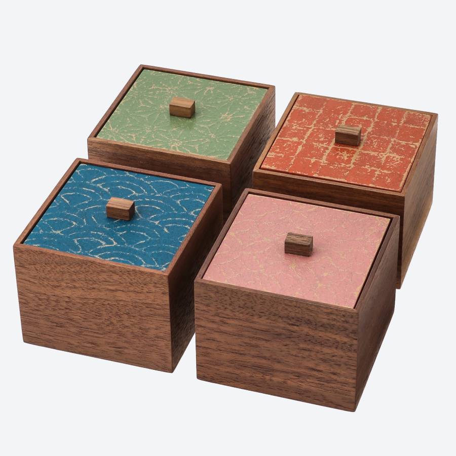 中野漆器〉一閑張り小箱 桃色×七宝 | 福井県鯖江市 | 三越伊勢丹