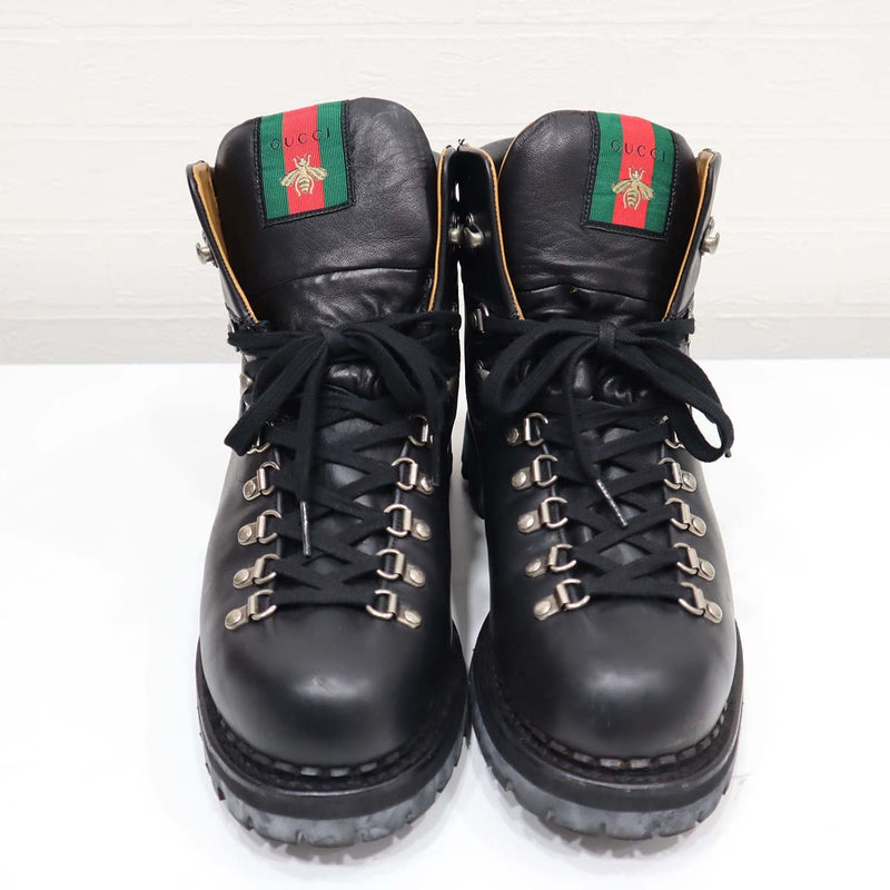 グッチ GUCCI ブーツ ビー トレッキングシューズ サイズ8 27cm 473483