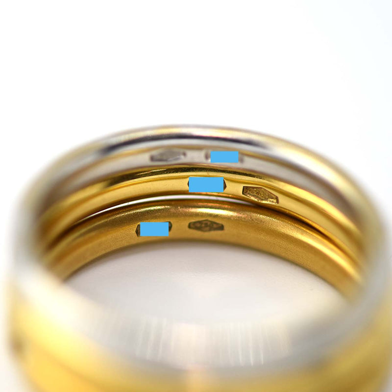 リング ポメラート ルッチョレ ダイヤモンド 11.5号 12.5号 3本セット