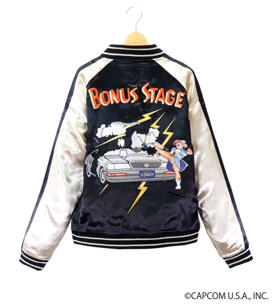 ストリートファイターII×錦nishiki コラボ スカジャン ケン 竜巻旋風脚