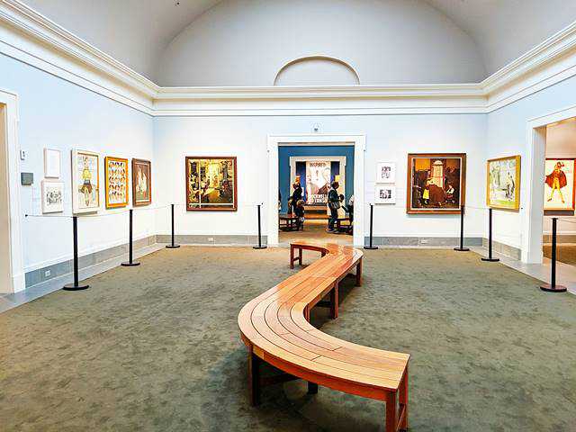 希少】ノーマンロックウェル美術館購入 代表作品ストックブリッジ 額装