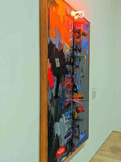 ホイットニー美術館 ジャスパージョーンズ特別展 有名作品アメリカ国旗