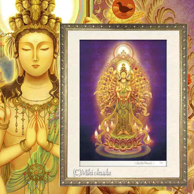 千手観音の手の意味は？】持ち物をイラストで全て解説します！ | 奥田