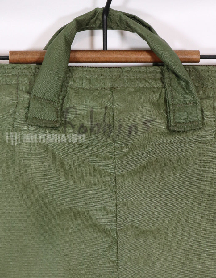 実物 米軍放出品 91年製 ヘルメットバッグ 汚れあり 中古品