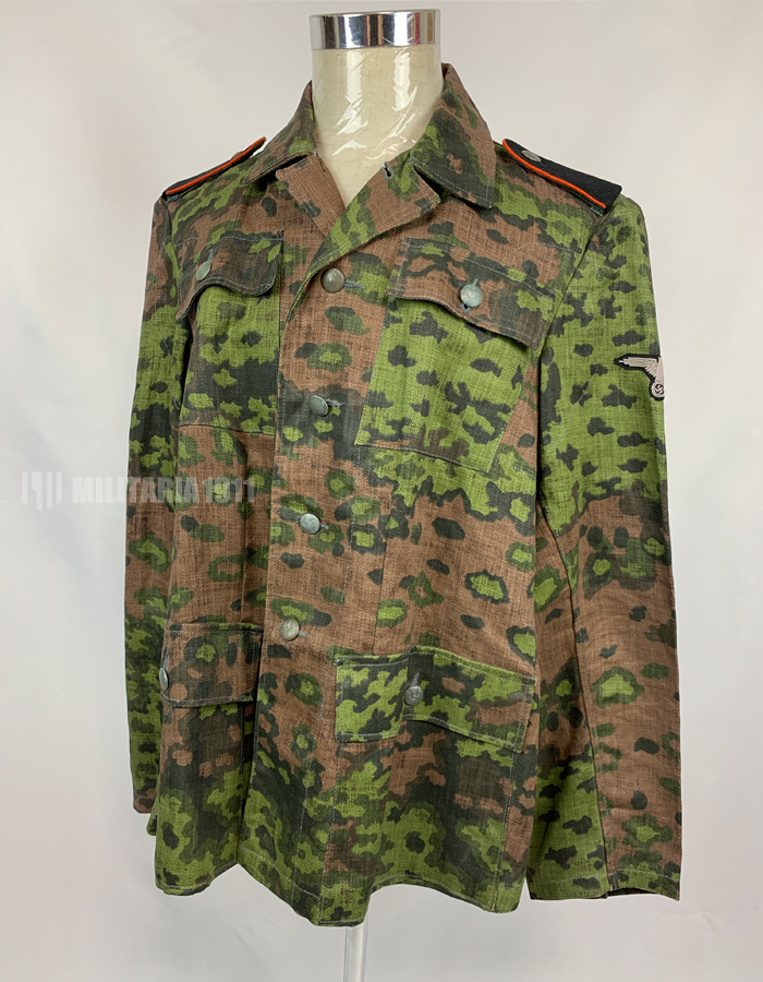 実物 武装親衛隊 オークリーフ迷彩パターン ジャケット（ボタン外れ