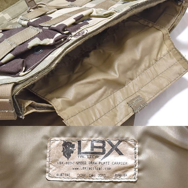 実物 LBX-0094 Speed Draw プレートキャリア PROJECT HONOR LBT