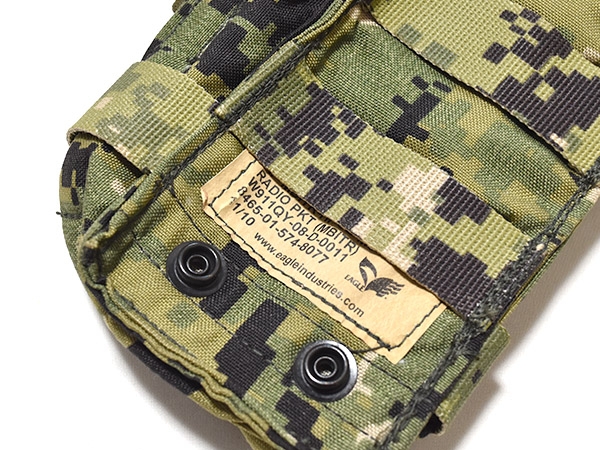 米軍実物 EAGLE AOR2 RADIO PKT MBITR ラジオポーチ PRC-148 海軍 特殊