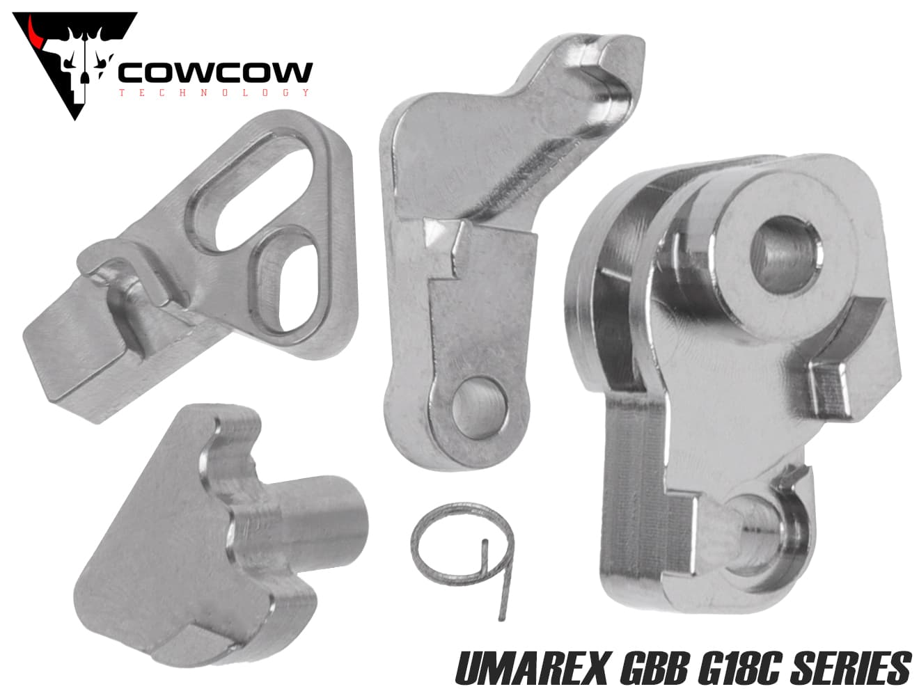 COWCOW TECHNOLOGY ステンレスCNC MAF ノッカーロックセット TM