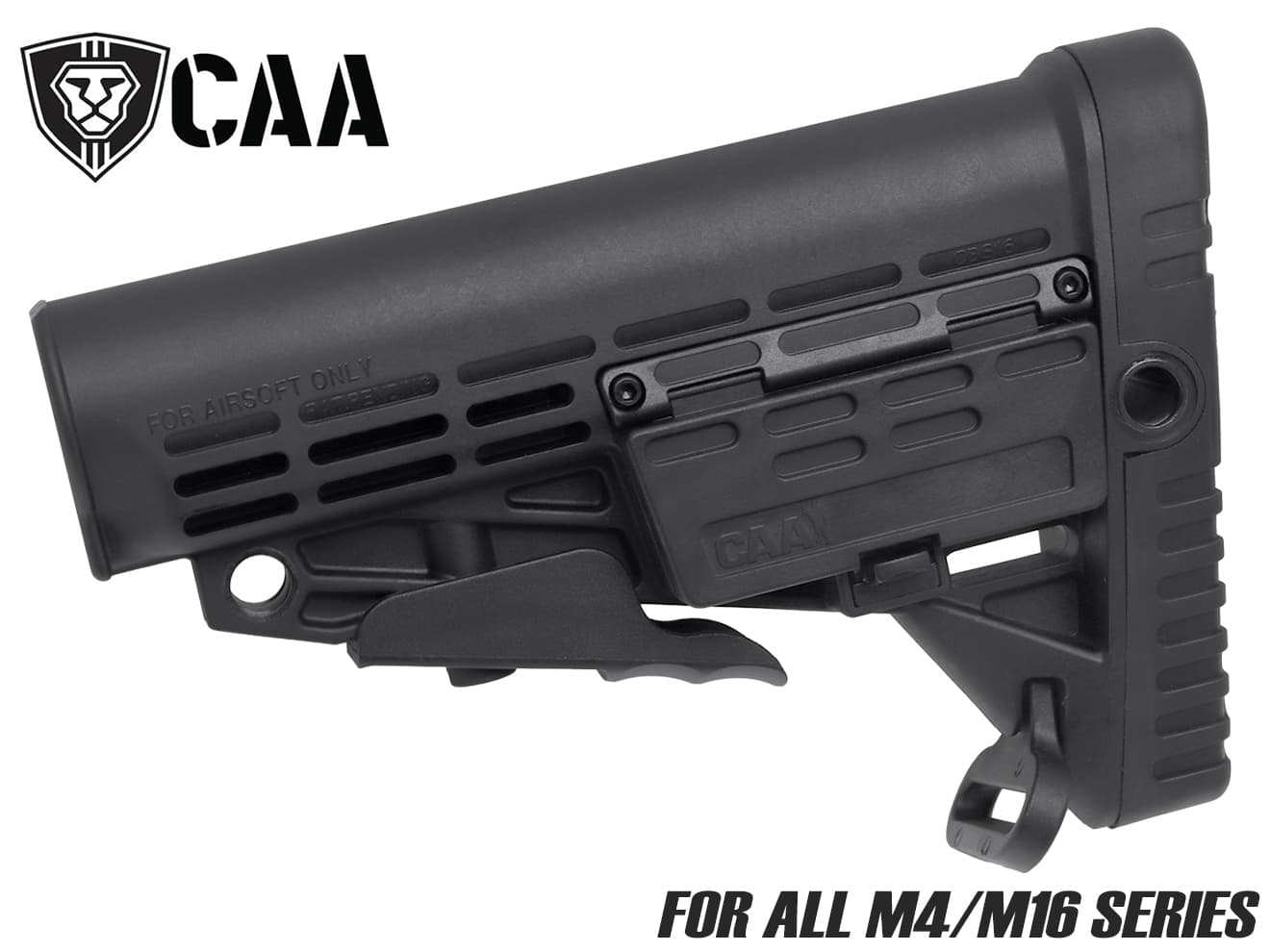 CAA Airsoft SBS スケルトンスタイル コラシブルバットストック for M4