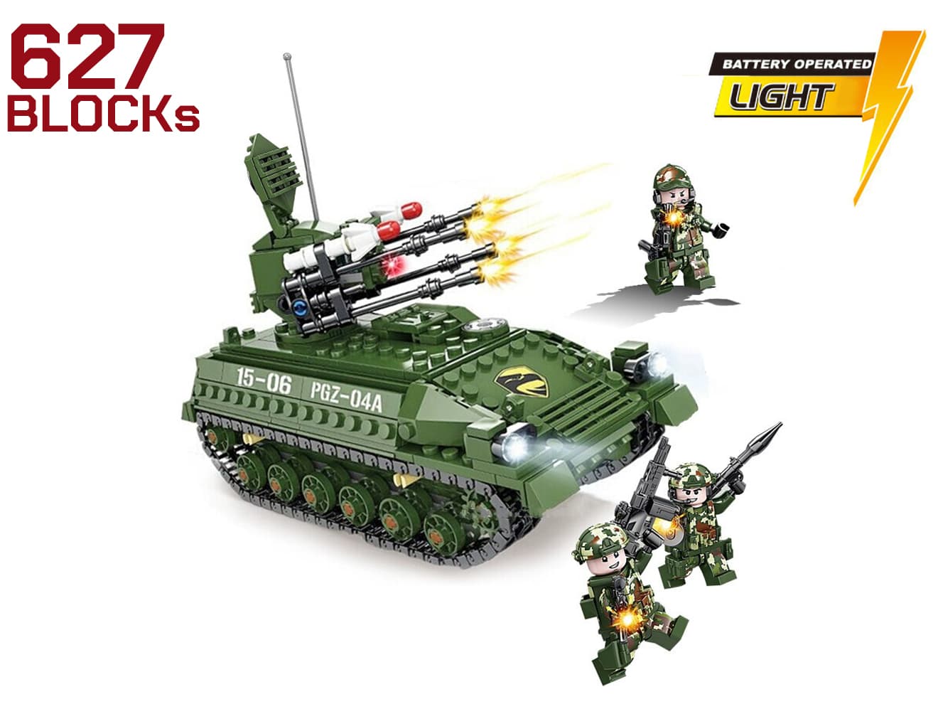 AFM 中国軍 PGZ-04A 自走対空機関砲 627Blocks | ミリタリーベース