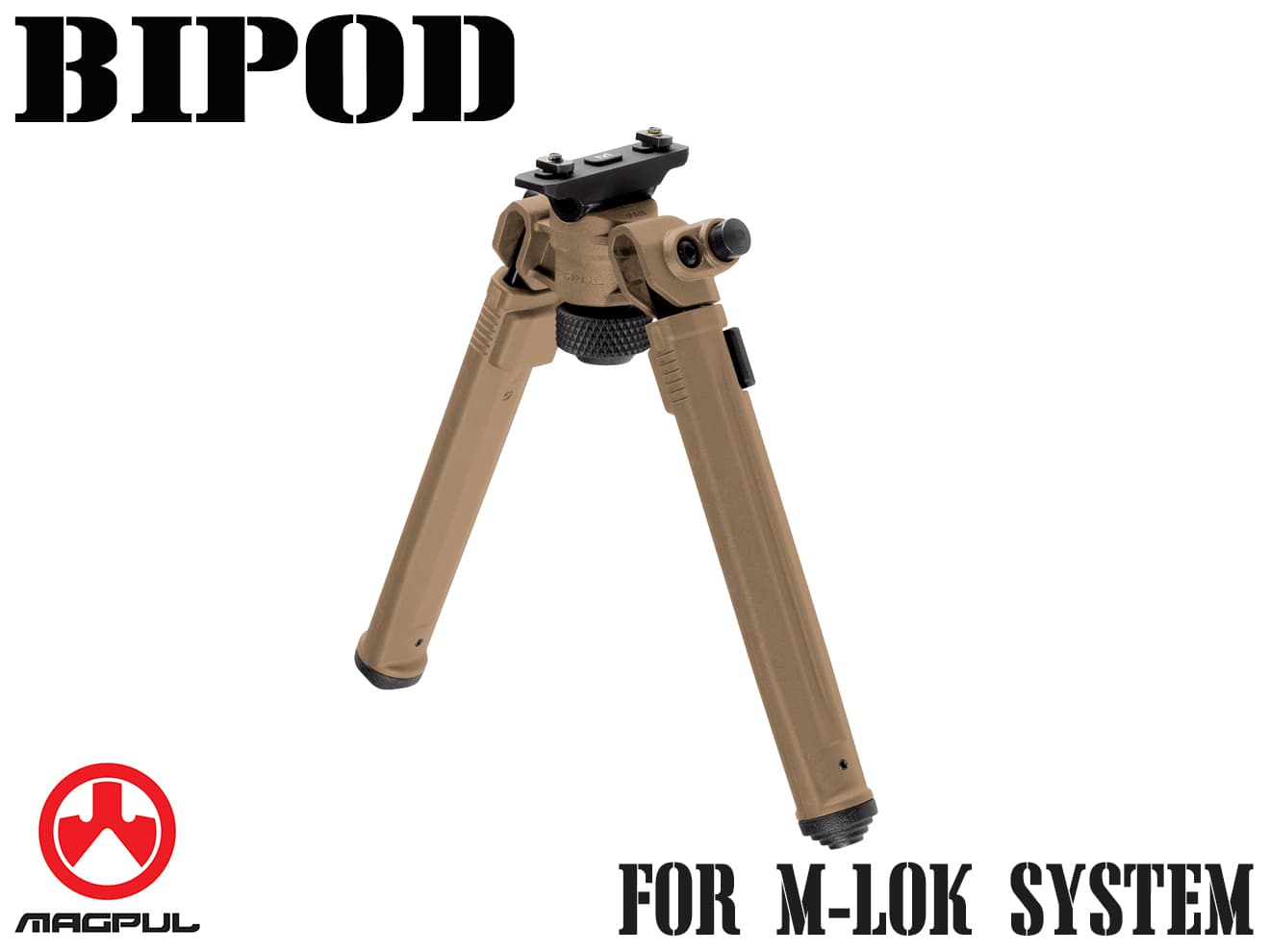 正規品】MAGPUL バイポッド for M-LOK [カラー：BK / DE] | ミリタリー