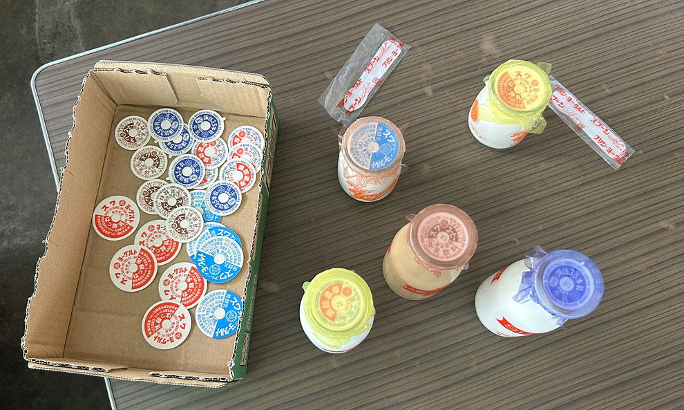 新潟県・諏訪乳業の牛乳キャップ