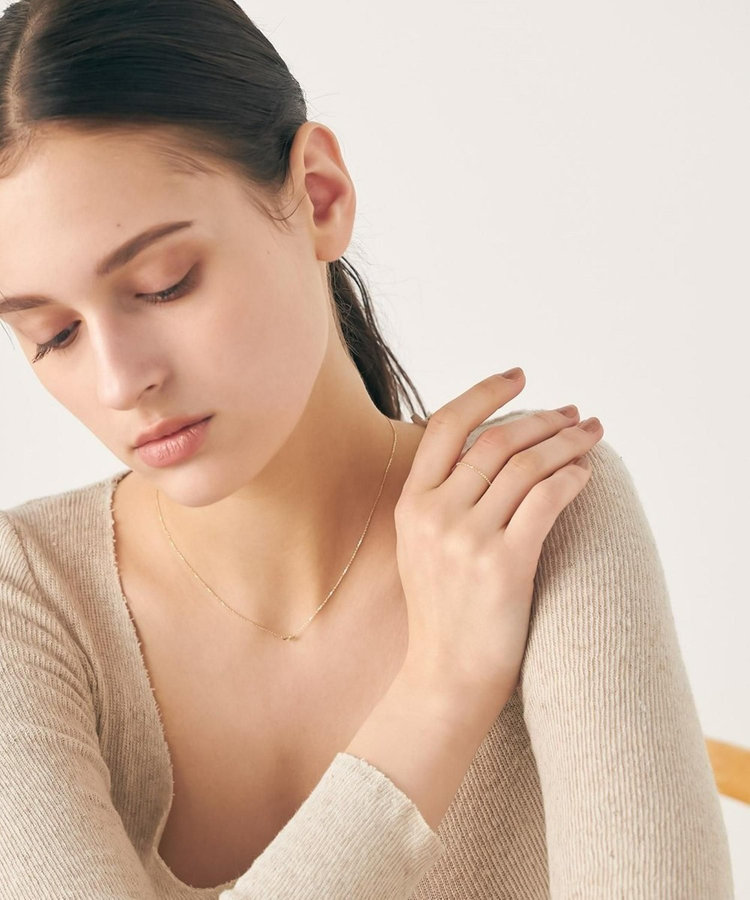 レイヤード] K10YG ボールチェーン リング（711000） ｜ women