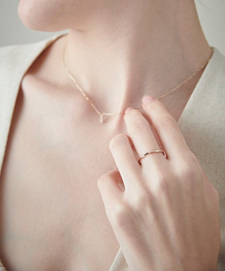 レイヤード] K10YG ダイヤモンド リング（721185） ｜ women