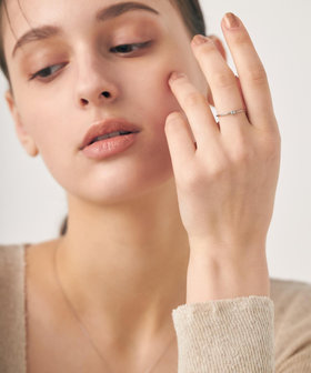 レイヤード] K10WG ダイヤモンド リング（721222） ｜ women