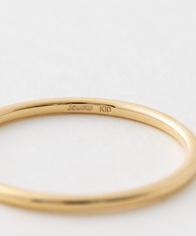 K10YG プレーン リング（031299） ｜ women（ウィメンズ） ｜ Jouete