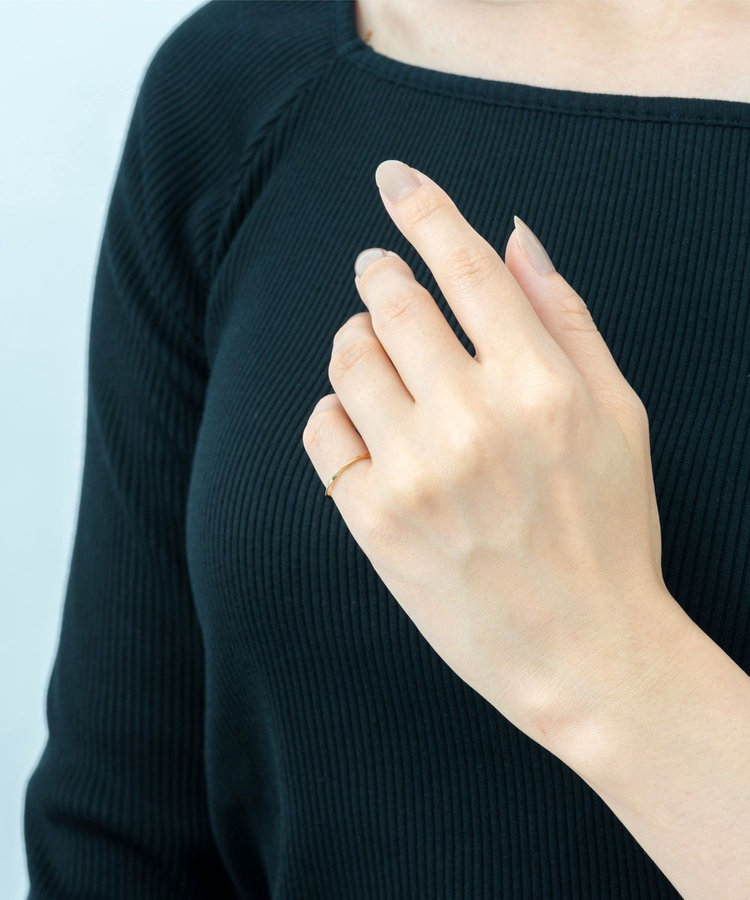 K10YG ツイスト ピンキーリング（031303） ｜ women（ウィメンズ