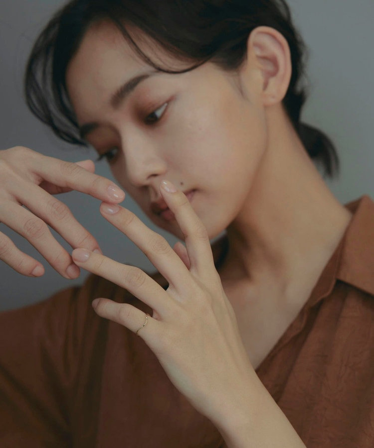 K10YG ウェーブ ピンキーリング（031337） ｜ women（ウィメンズ