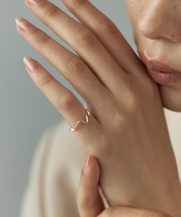 K10YG ピンキーリング ワンストローク（031358） ｜ women（ウィメンズ