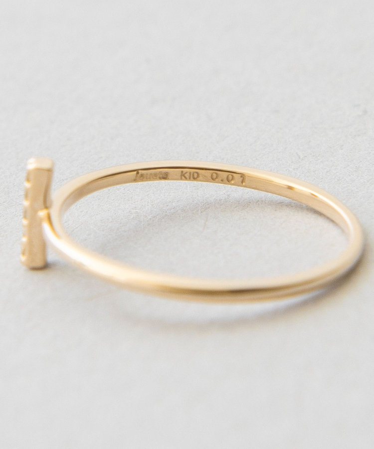 K10YG ブラウンダイヤモンド ピンキーリング（032479） ｜ women