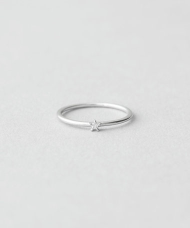 K10WG ピンキーリング ダイヤモンド（032496） ｜ women（ウィメンズ