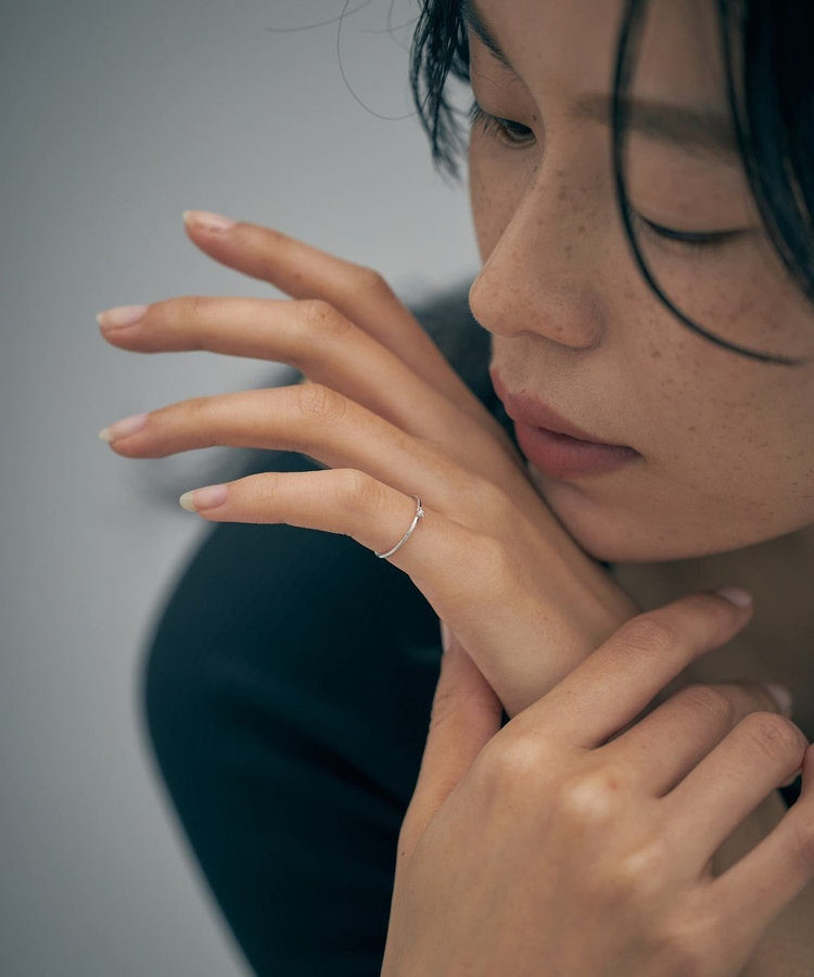 K10WG ピンキーリング ダイヤモンド（032496） ｜ women（ウィメンズ