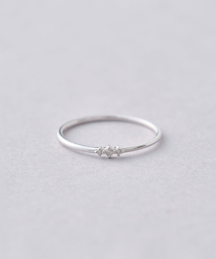 K10WG レイヤー ダイヤモンド リング（032490） ｜ women（ウィメンズ