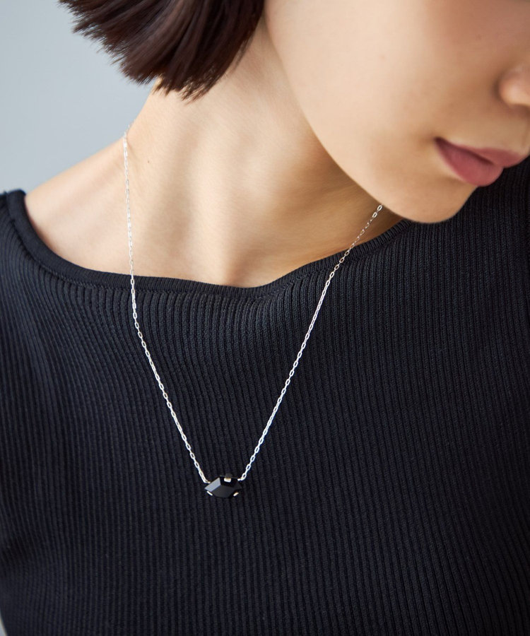 ジェム] ネックレス ブラックカルセドニー（065323） ｜ women