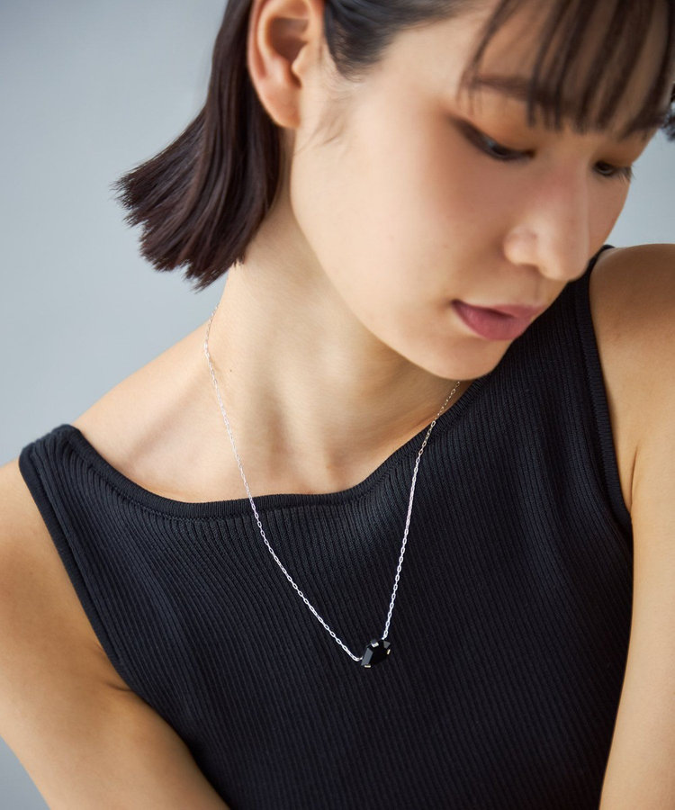 ジェム] ネックレス ブラックカルセドニー（065323） ｜ women