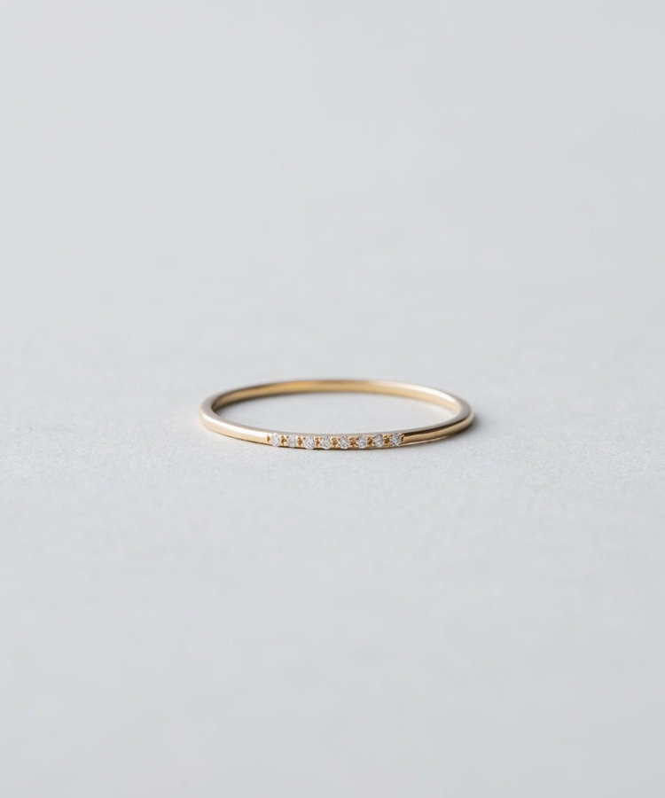 K18YG スキニー ダイヤモンド リング（203007） ｜ women（ウィメンズ