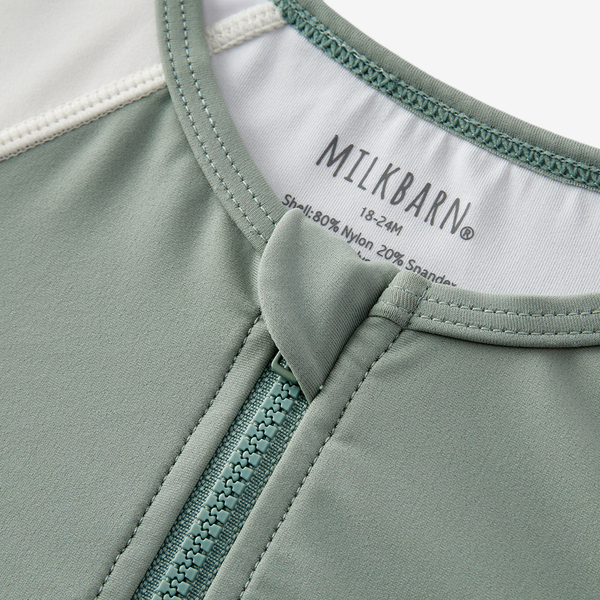 Mint Lobster Zipper Top & Swim Trunks – MILKBARN
