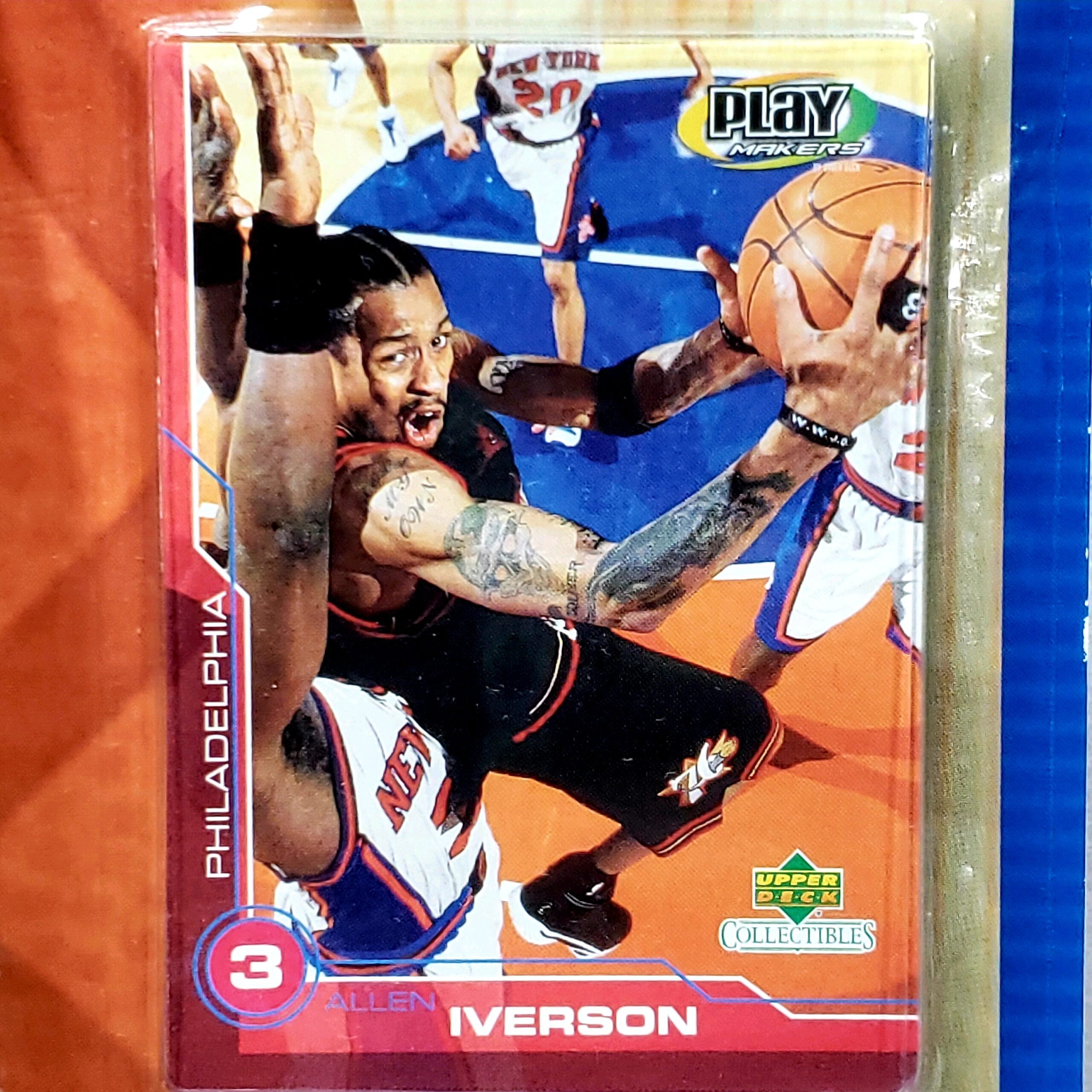 ALLEN IVERSON 2000 UPPER DECK PLAY MAKERS SERIES ONE | MILO STYLE