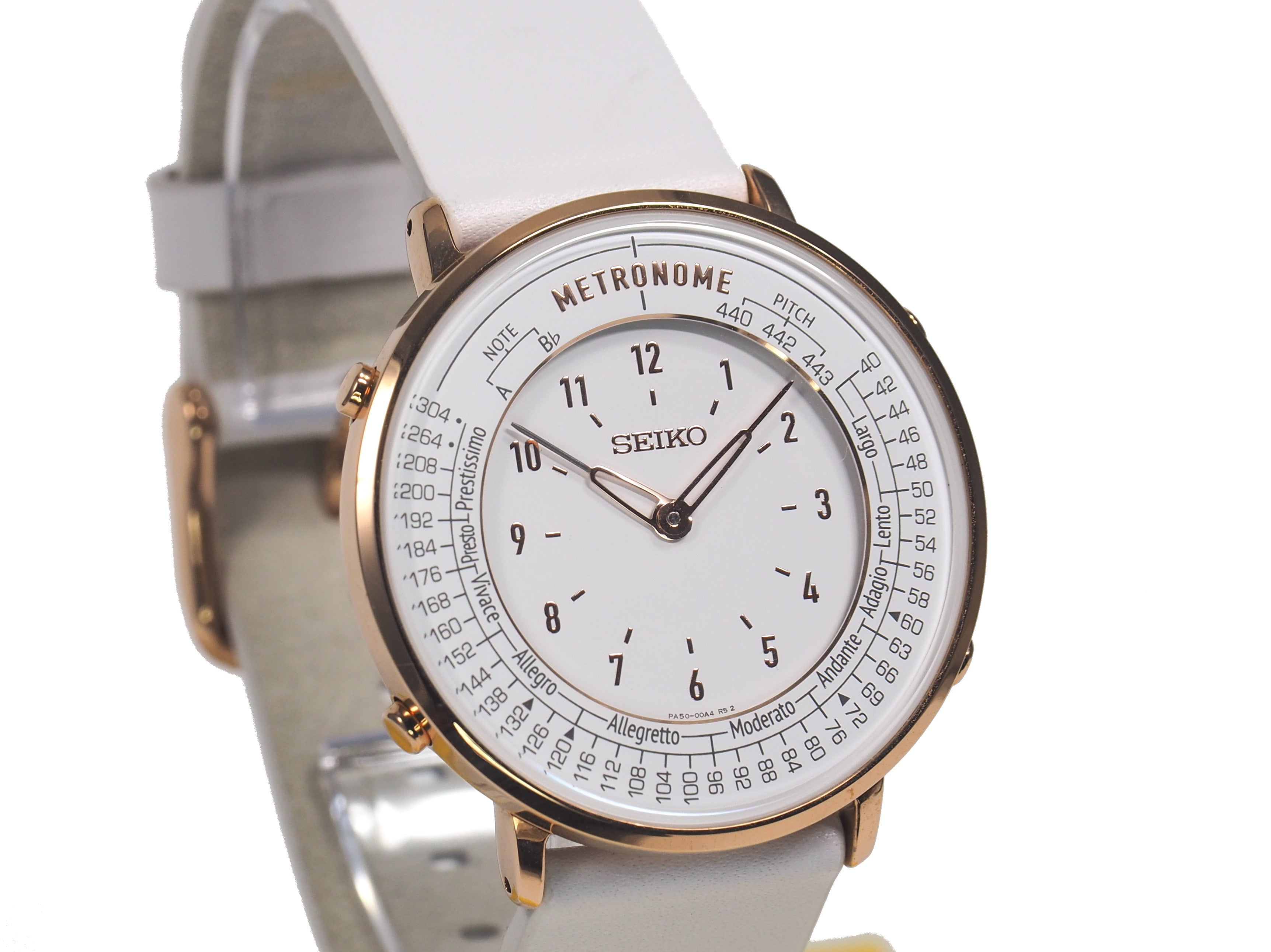 メトロノームウオッチ Standard Line（ホワイト） – みらい奏楽舎