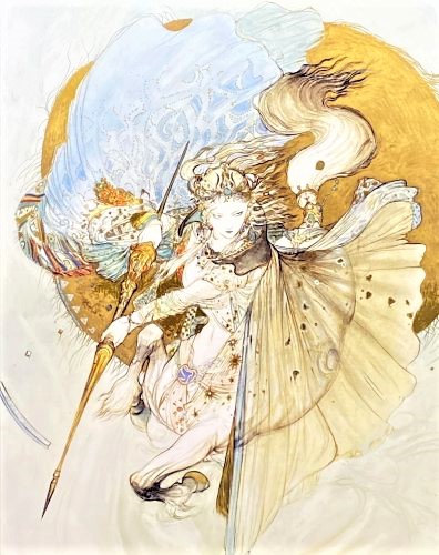 天野喜孝作品【騎神来たりね】の買取・査定はミライカ美術にお任せください