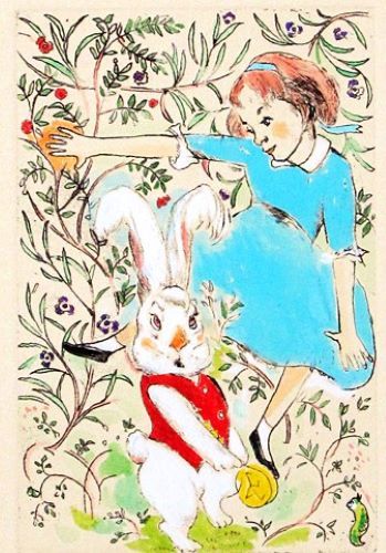 山本容子作品【不思議の国のアリス】の買取・査定はミライカ美術にお